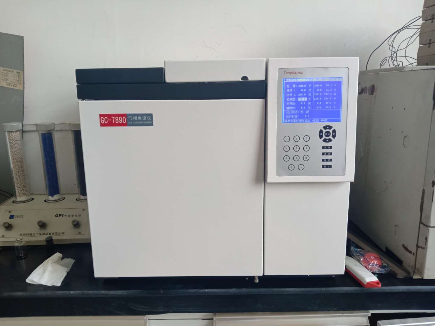 菏泽化工厂GC-7890气相色谱仪分析食品添加剂安装调试验收完成